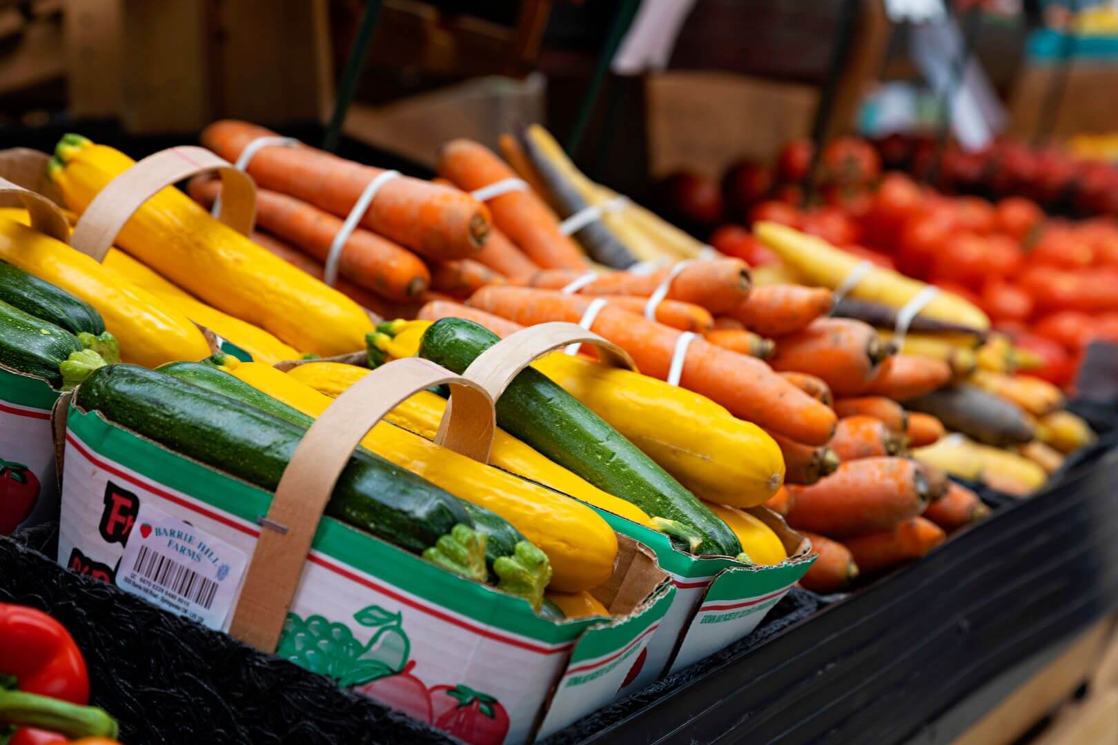 carrots and cucumbers